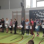 Nauczyciele nagrodzeni Nagrodą Dyrektora Szkoły.