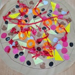 Praca plastyczna - pizza.