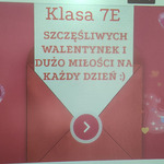 Życzenia walentynkowe od 7E