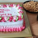 Tort z napisem - Dziękuję za wszystko.