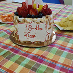 Urodzinowy tort Kingi.