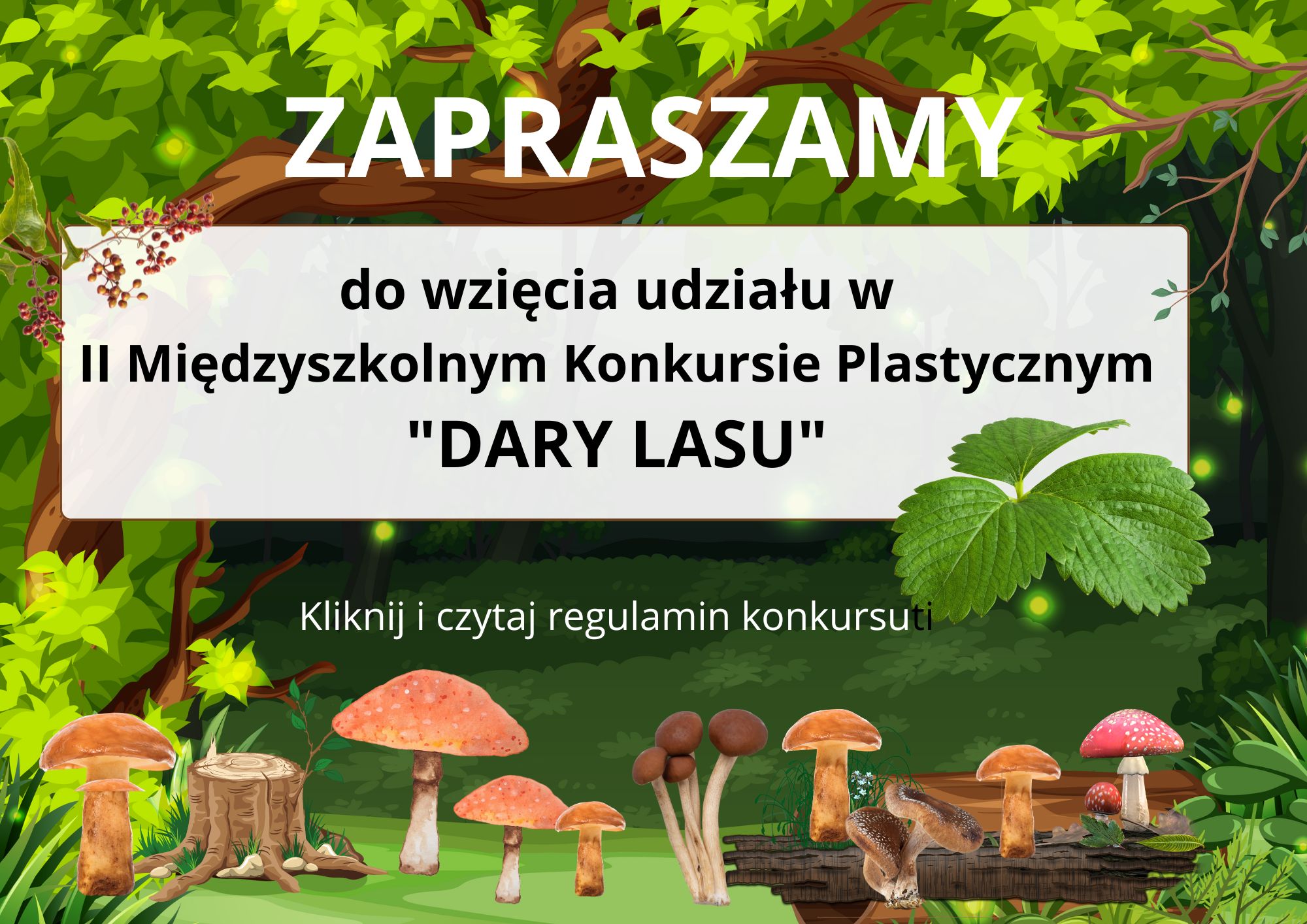 09.09.2024 - Międzyszkolny Konkurs Plastyczny DARY LASU