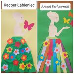 Kolaż - rozstrzygnięcie konkursu plastycznego ,,Szafa Pani Wiosny