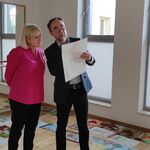 Jury konkursu w trakcie oceniania prac.