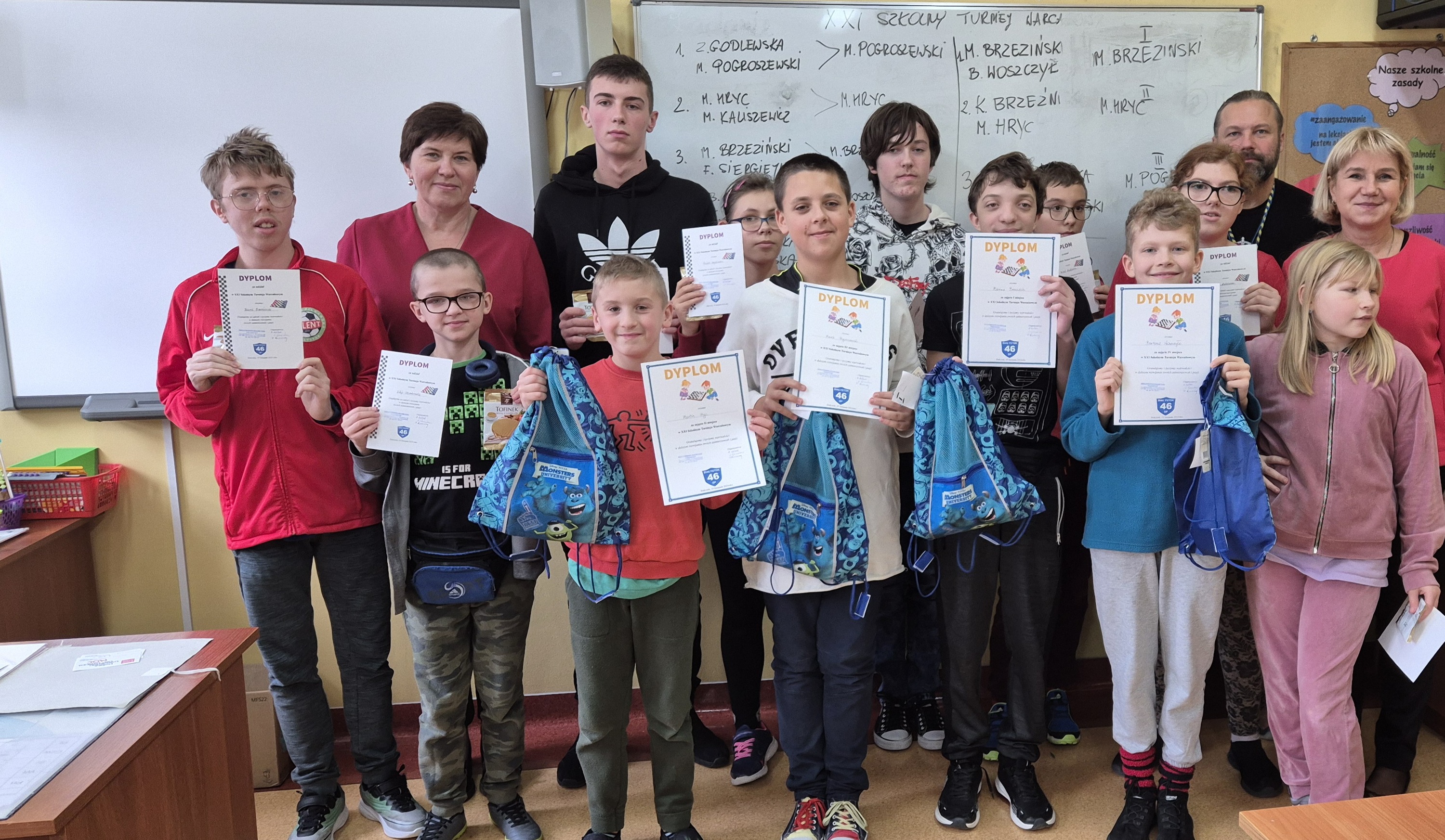 XXI Szkolny Turniej Warcabowy
