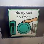 Symbol - Nakrywać do stołu.