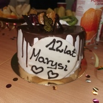 Urodzinowy tort Marysi.