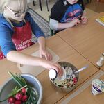 Wiosenny twarożek w klasie 2b