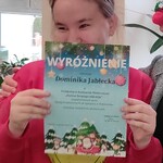 Uczennica z wyróżnieniem.