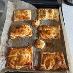 Upieczone ciastka z jabłkami