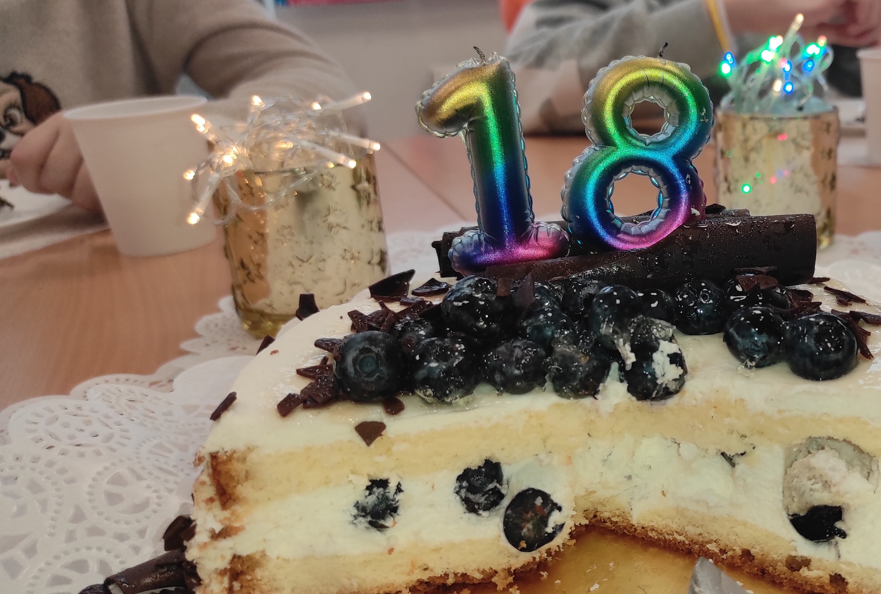 Urodzinowy tort Mateusza.