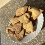 Pieczone ciasteczka na talerzu