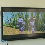 Slajd filmu wyświetlany na ekranie.