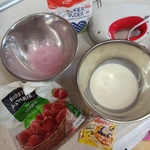 Produkty do przygotowania deseru