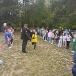 Uczestnicy w trakcie biegu