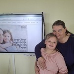 Uczennica i jej mama