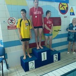 Zawodnicy na podium