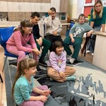 Uczniowie podczas zajęć