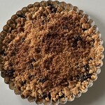 Upieczone jabłka z kruszonką i żurawiną