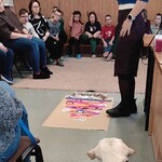 W trakcie zajęć z dogoterapii