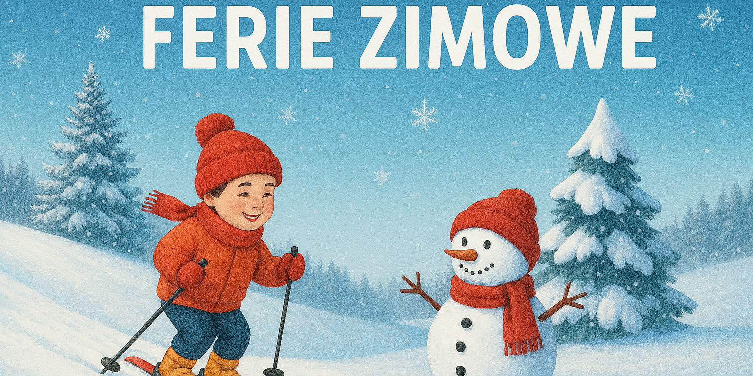 Plakat - Ferie zimowe