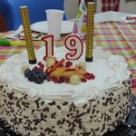 Urodzinowy tort Krzysztofa