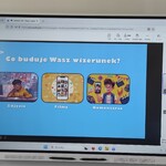 Slajd wyświetlany na ekranie podczas webinaru