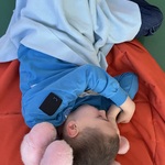 Uczeń w trakcie relaksacji