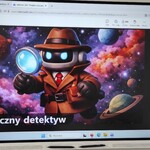 Slajd wyświetlany na ekranie w trakcie webinaru