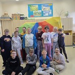 Grupa uczniów biorąca udział w zajęciach