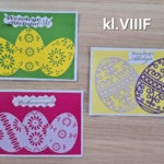 Kartki wielkanocne - rękodzieło uczniów.